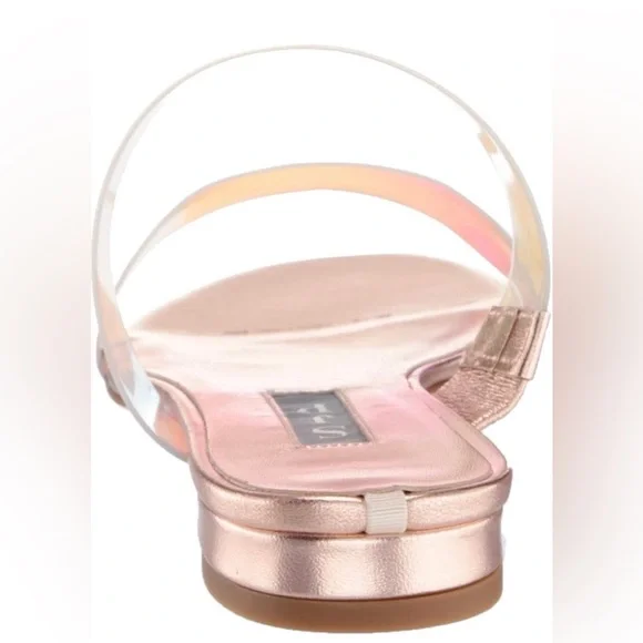 SJP by Sarah Jessica Parker Womens SlideSandal, ROSE LEATHER,Size 11US M W/bag - Picture 4 of 7